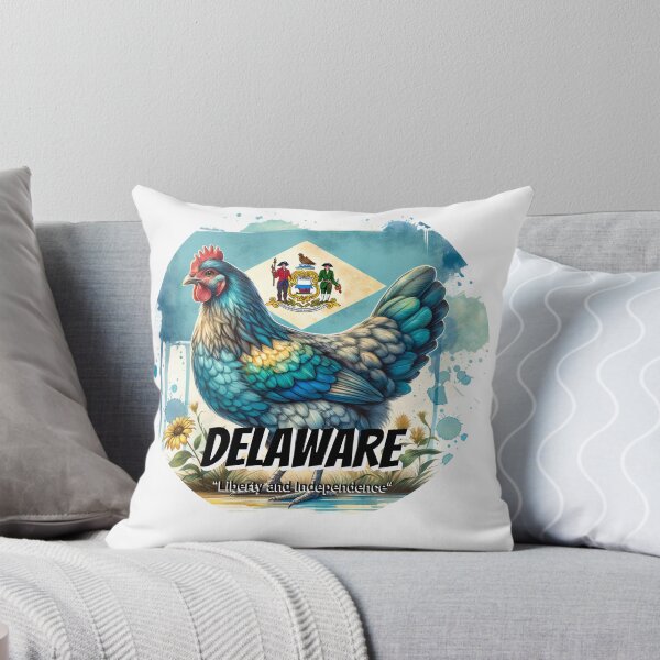 Item preview, Delaware — Bold and Graceful Blue Hen | State Animal Watercolor Art designed and sold by MTeesGA.