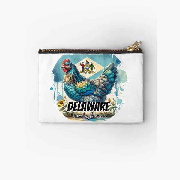 Item preview, Delaware — Bold and Graceful Blue Hen | State Animal Watercolor Art designed and sold by MTeesGA.