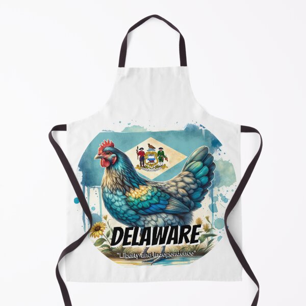 Item preview, Delaware — Bold and Graceful Blue Hen | State Animal Watercolor Art designed and sold by MTeesGA.