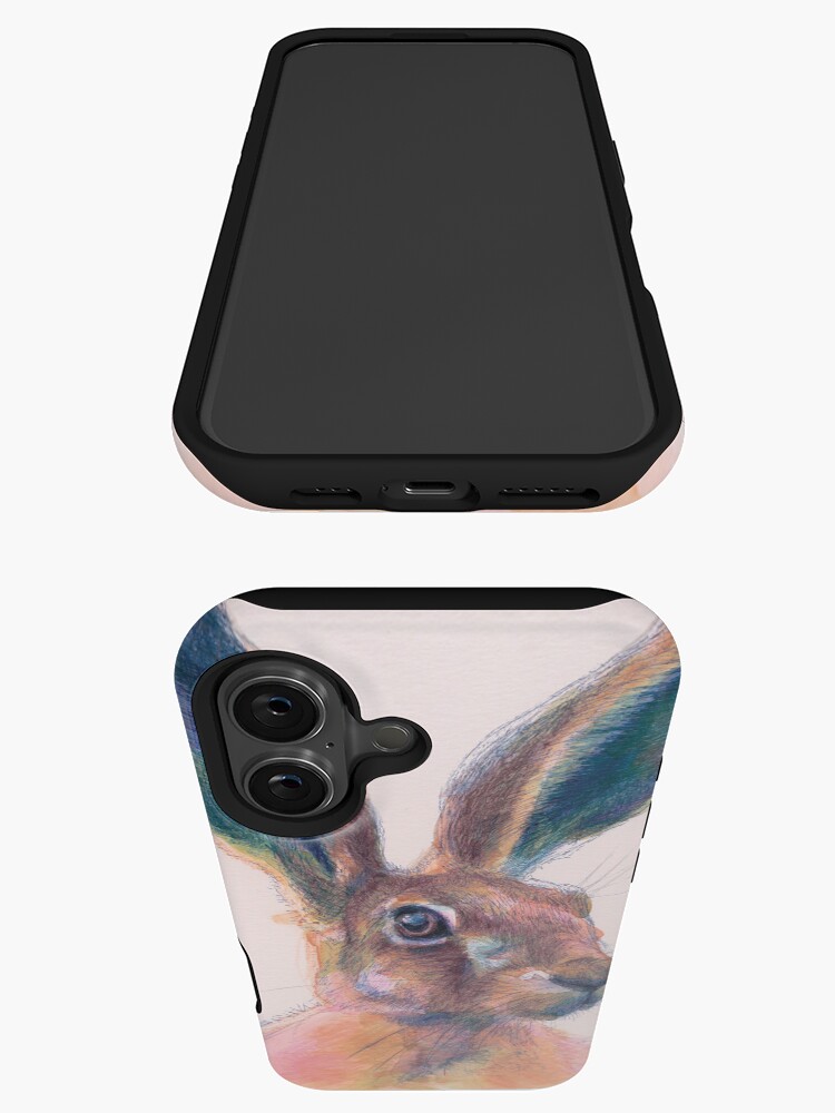 Thumbnail 3 of 4, iPhone Case, Hare designed and sold by maitesanchezart.