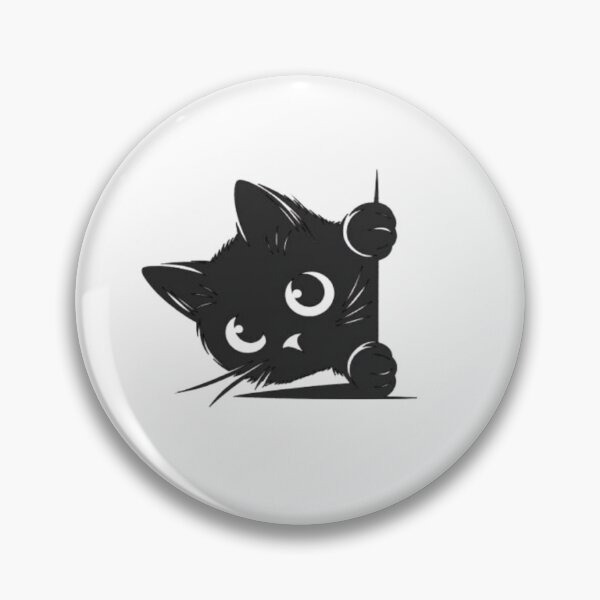 Aperçu de l'œuvre "Surprised Cat Riding a Skateboard – Unique Black & White Illustration" créée et vendue par GagaArtGallery.