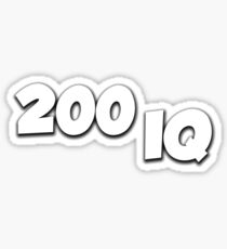 200 Iq Stickers | Redbubble