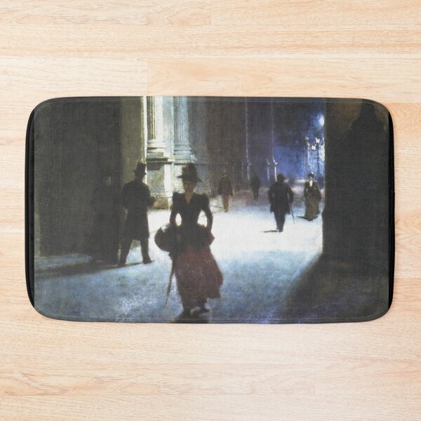 Item preview,  The Louvre at night (1892) - Aleksander  Gierymski designed and sold by Vintage Designs +.