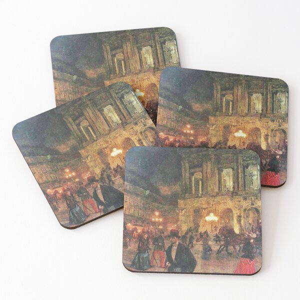 Item preview,  Paris Opera by Night - Aleksander Gierymski designed and sold by Vintage Designs +.