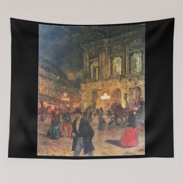 Item preview,  Paris Opera by Night - Aleksander Gierymski designed and sold by Vintage Designs +.