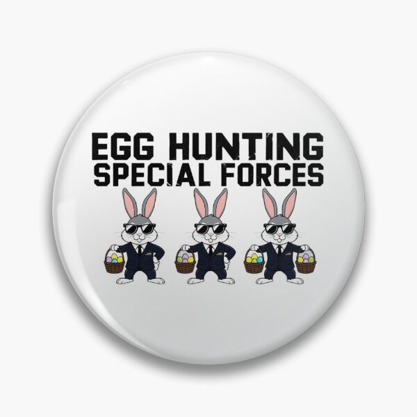 Item preview, Egg Hunting Suited Special Forces Easter designed and sold by GossApparel.