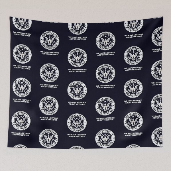 Item preview, Department of Overthinking - Funny Office Humor | Work Sarcasm designed and sold by Cree8if.
