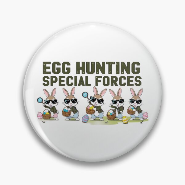 Item preview, Egg Hunting Special Forces Easter designed and sold by GossApparel.
