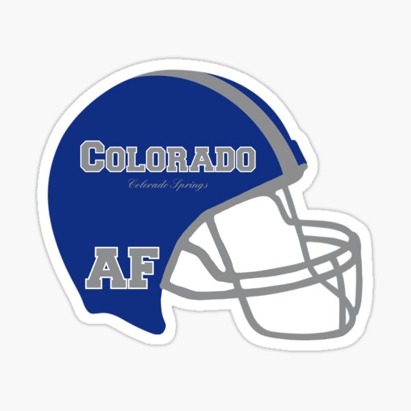 Vista previa del artículo con la obra «Casco de fútbol americano de Colorado Springs, Colorado, CO», diseñado y vendido por Lartheviking.