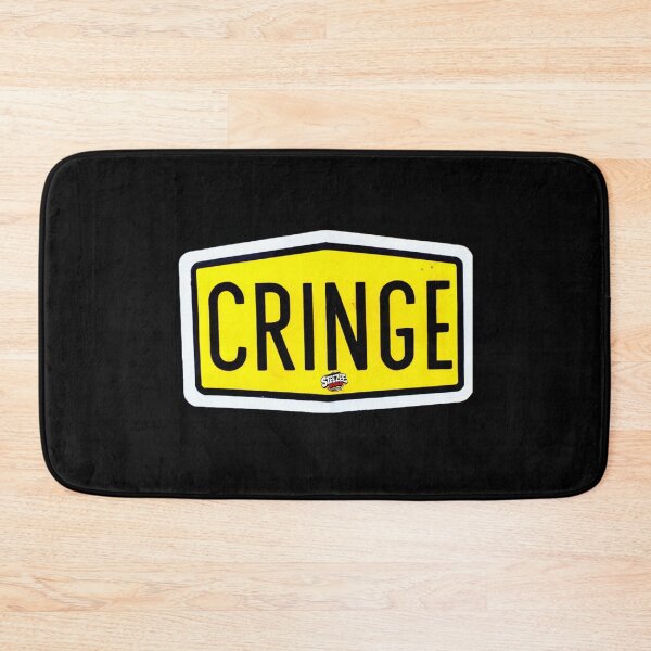 Item preview, Yellow Cringe Text Sign  designed and sold by SteezeeStore.