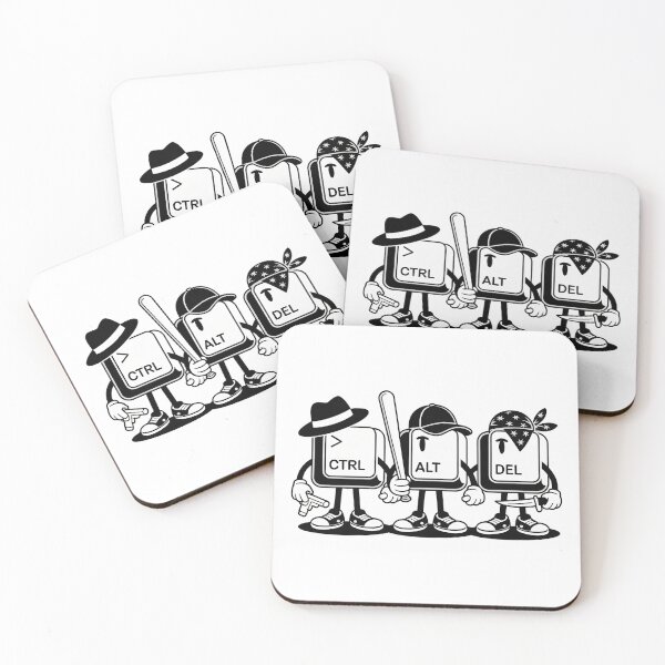 Item preview, Gangster Ctrl Alt Del Keys – Funny Computer Keyboard Gang Design designed and sold by Trend Pixel Co..