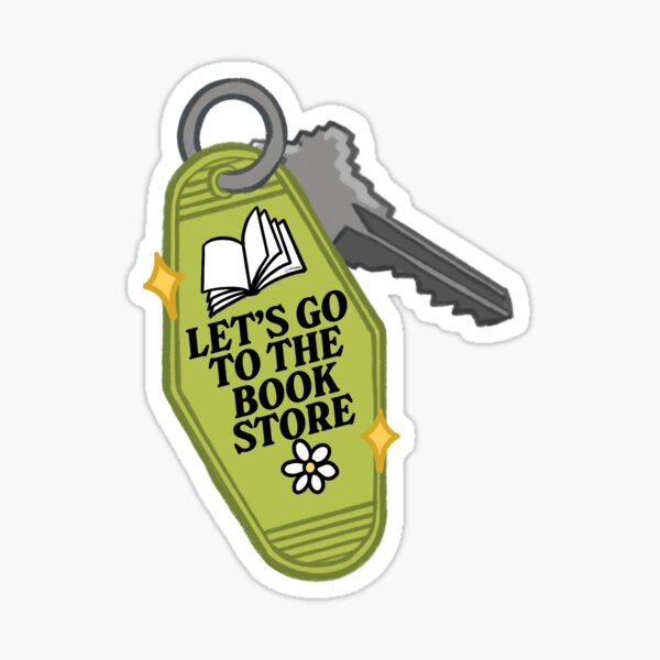 Artikel-Vorschau von Gehen wir in die Buchhandlung Bookish Kindle Sticker | Bookish Merch, designt und verkauft von Art by Viva.