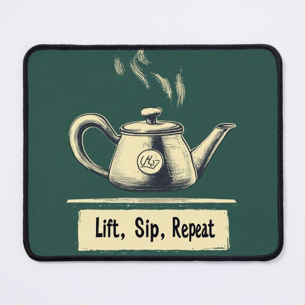 Item preview, Lift, Sip, Repeat – Minimalist Edition designed and sold by ArtPetrenko90.