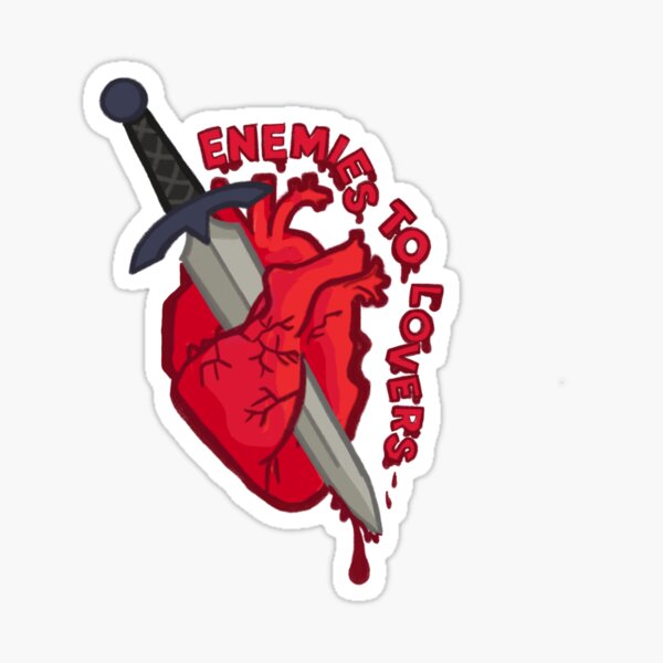 Artikel-Vorschau von Von Feinden zu Liebenden Kindle Bookish Sticker | Bookish Merch, designt und verkauft von Art by Viva.