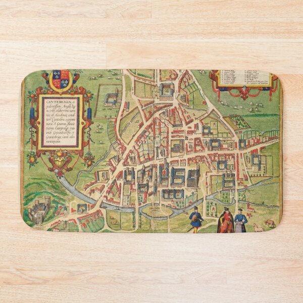 Item preview, Anicent map of Cambridge, England designed and sold by Vintage Designs +.