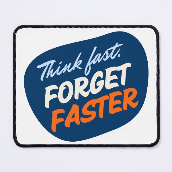 Item preview, Think fast, forget faster Adhd funny neurodiversity autism spectrum awareness  designed and sold by bloomandbliss.