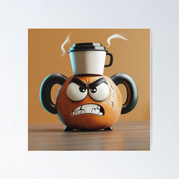 Item preview, Caffeine & Gains designed and sold by ArtPetrenko90.
