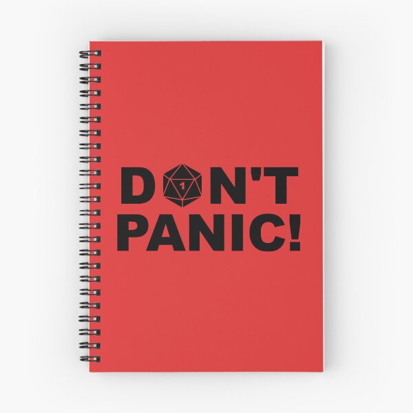 Item preview, Don't Panic! DND Natural 1 designed and sold by QB-Designs.