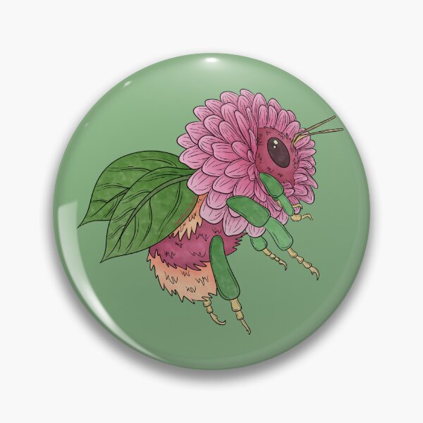 Item preview, Zinniabee - Bumblebee and Zinnia Animal-Flower designed and sold by Marguerite Artistry.