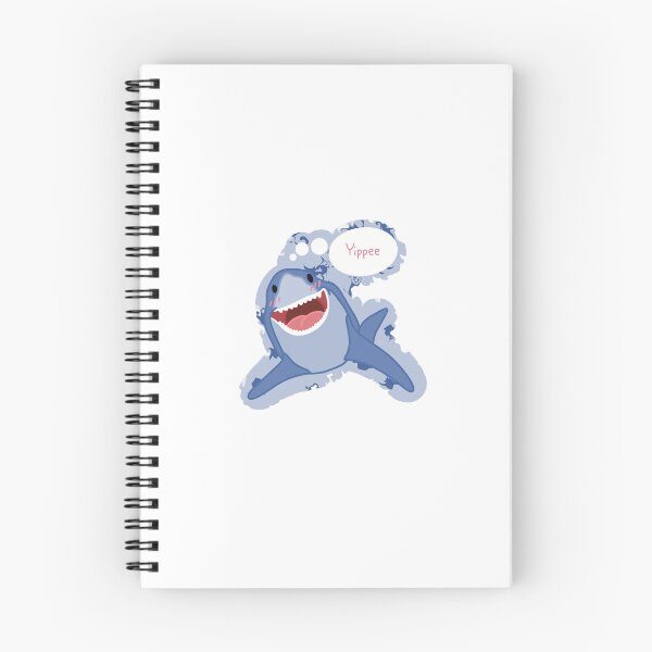 Item preview, Happy shark designed and sold by PeakDesignByMeg.