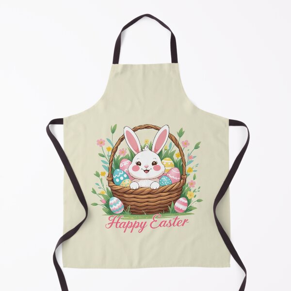 Item preview, Happy Easter – Cute bunny in the Easter basket designed and sold by ApriNoeScor.