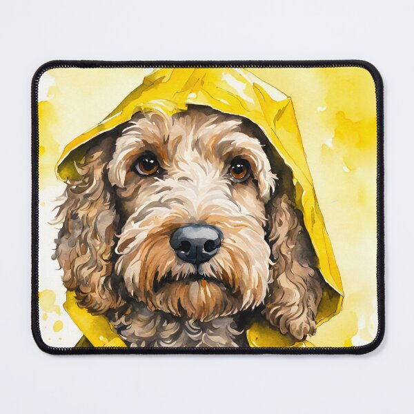Item preview, Rainy Day Dood, Funny Doodle Dog Illustration designed and sold by Happy Dog Doodles.