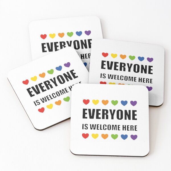 Item preview, Everyone Is Welcome Here - LGBT  designed and sold by Inspirationmotivation.