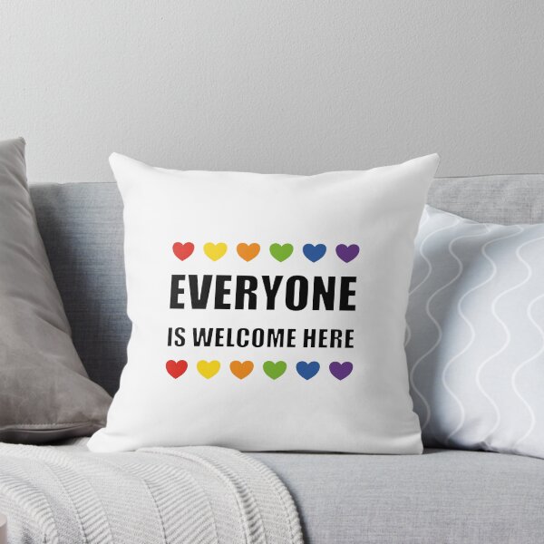 Item preview, Everyone Is Welcome Here - LGBT  designed and sold by Inspirationmotivation.