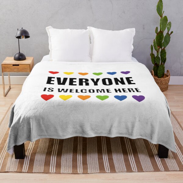 Item preview, Everyone Is Welcome Here - LGBT  designed and sold by Inspirationmotivation.