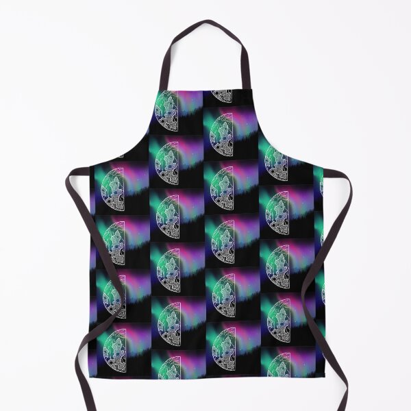 Item preview, Aurora and Moon in the Forest Northern Lights designed and sold by WildWoodlandWitch.