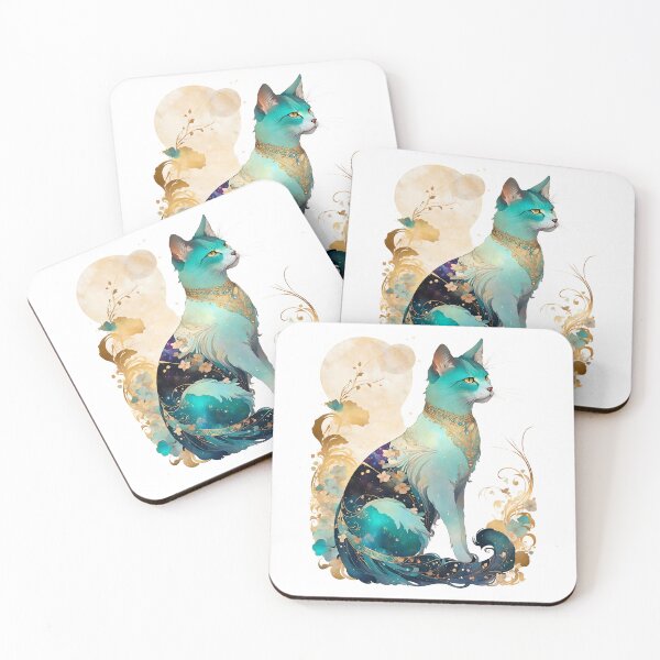 Item preview, Celestial Galaxy Cat – Ornate Fantasy Feline designed and sold by YukiKenji.