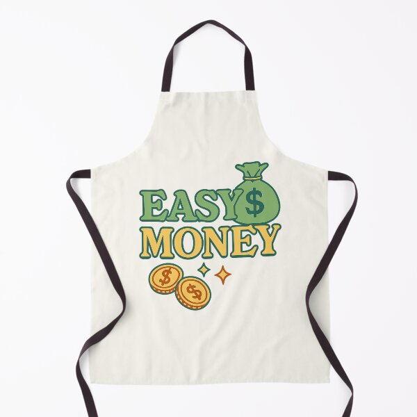 Item preview, Easy Money – Retro Typography Wealth Vibes designed and sold by Bratak.