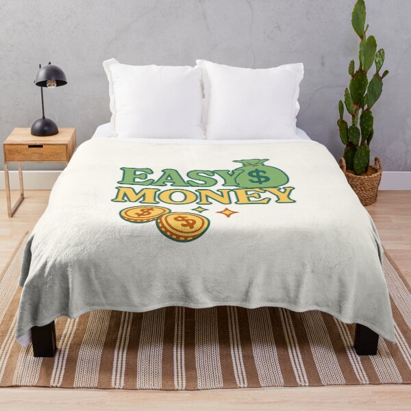 Item preview, Easy Money – Retro Typography Wealth Vibes designed and sold by Bratak.