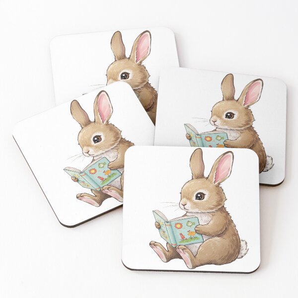 Item preview, Bunny Bookworm One designed and sold by NoraGraceCo.