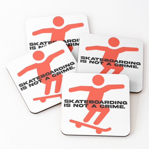 Item preview, SKATEBOARDING IS NOT A CRIME. designed and sold by VAMPN.