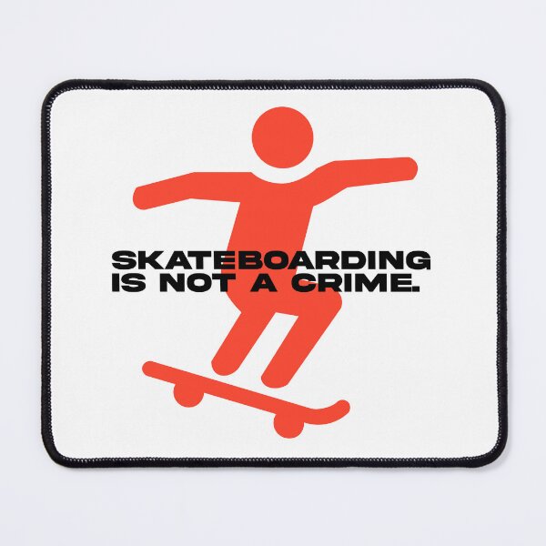 Item preview, SKATEBOARDING IS NOT A CRIME. designed and sold by VAMPN.
