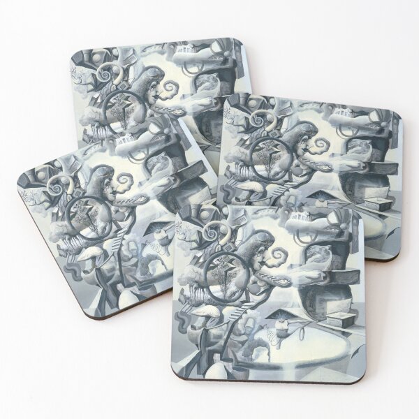 Item preview, Grayscale - surreal vision designed and sold by art paintings.