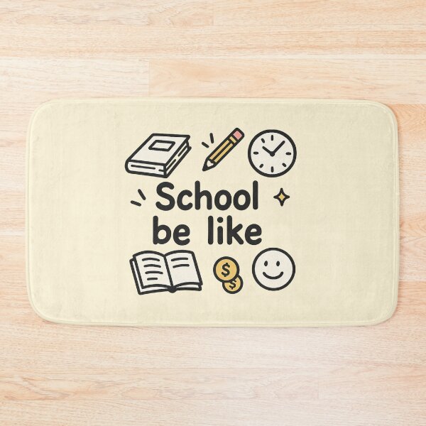 Item preview, School Be Like – Funny Classroom Doodle Meme Design designed and sold by Bratak.
