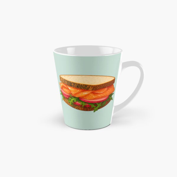 Vista previa del artículo con la obra «Sándwich de salmón ahumado», diseñado y vendido por sakurashorty.