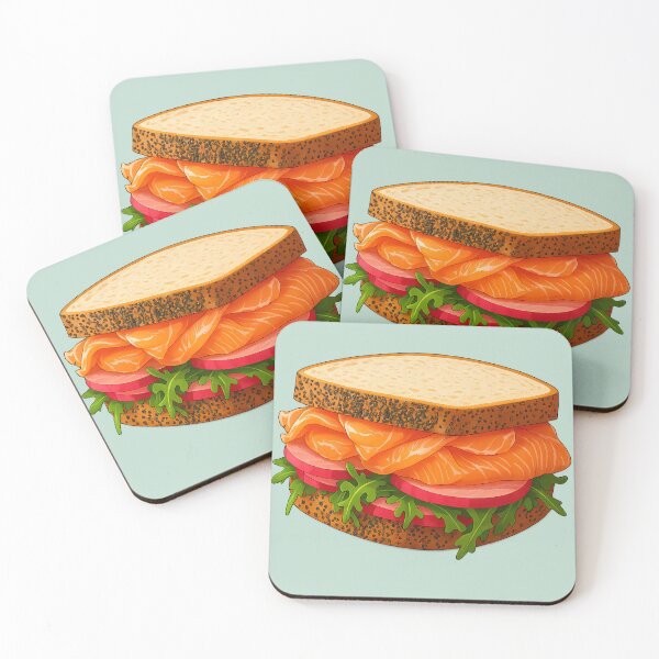 Item preview, Smoked Salmon Sandwich designed and sold by sakurashorty.