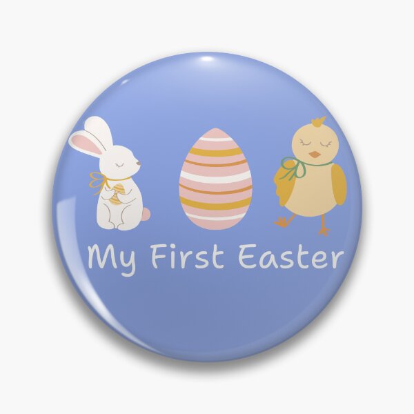 Item preview, Cute bunny, cute chicken and My First Easter pasel designed and sold by ElixirCraft.