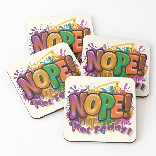 Item preview, Graffiti Nope! Not Today! designed and sold by binspired2shop.