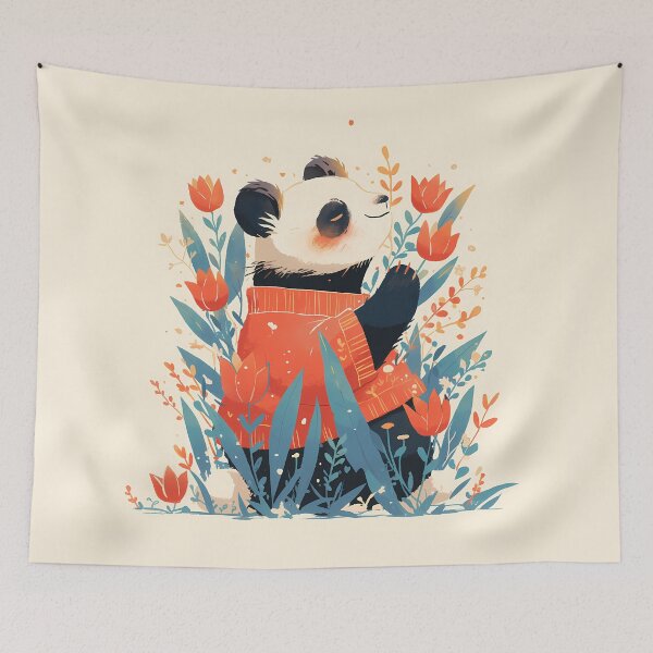 Item preview, Panda in nature designed and sold by WoollenLlama.