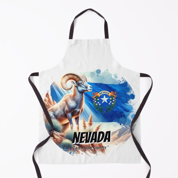 Item preview, Nevada — Power of the Desert Bighorn | State Animal Watercolor Art designed and sold by MTeesGA.