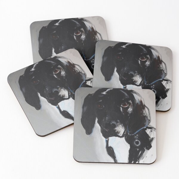 Item preview, Black Dog Portrait Art designed and sold by Adam Hypki Design.