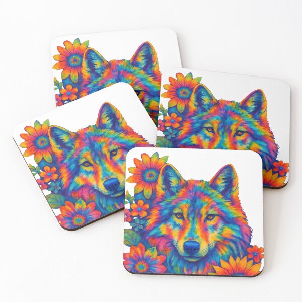 Item preview, Lobo teñido anudado designed and sold by rehm2000.