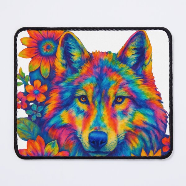 Artikelvorschau, Tie-Dye-Wolf entworfen und verkauft von rehm2000.