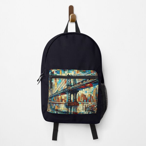 Item preview, Abstract Manhattan Bridge, New York City, Cubist Style designed and sold by Gaborai.
