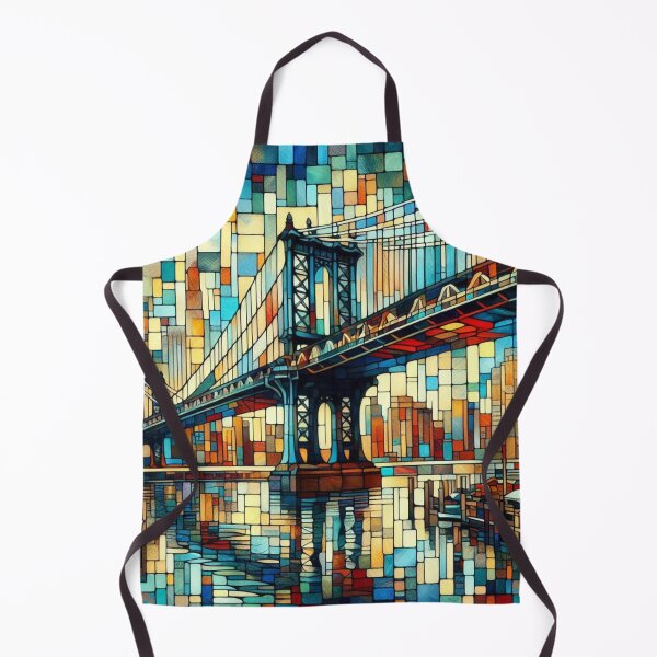 Item preview, Abstract Manhattan Bridge, New York City, Cubist Style designed and sold by Gaborai.