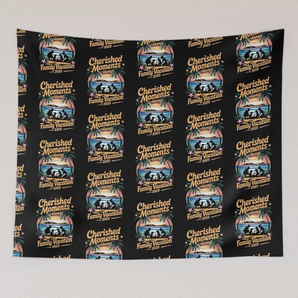 Item preview, Cute Family Vacation 2025 Cherished Moments Always designed and sold by Betsytiptoe.